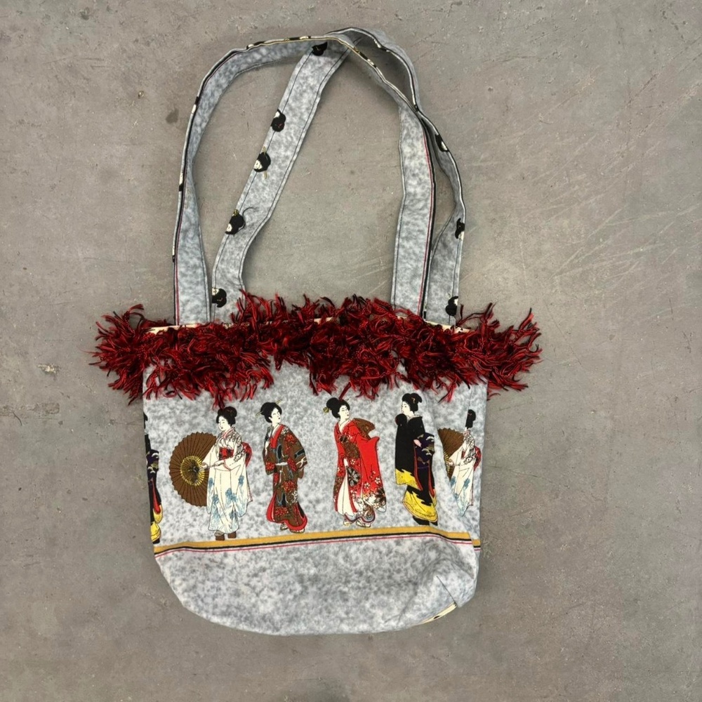 Cute Art Japanese Fur Purse